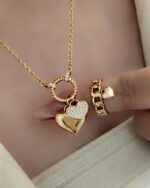 گردنبند لوکس قلب XUPING - تصویر 3