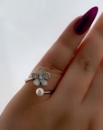 انگشتر گل و مروارید XUPING - تصویر 3