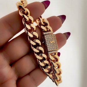 دستبند کارتیه با قفل کوبایی XUPING