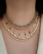 گردنبند اشکی مولتی کالر XUPING - تصویر 4