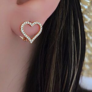 گوشواره قلب دوطرفه XUPING