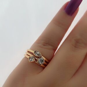 انگشتر سه حلقه XUPING