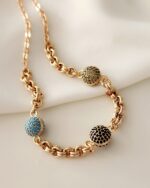 گردنبند لوکس گوی جواهری XUPING