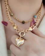 گردنبند قلب لاکچری XUPING - تصویر 3