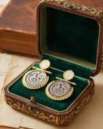 گوشواره سکه پهلوی - تصویر 2