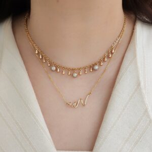 گردنبند گوی و موج XUPING