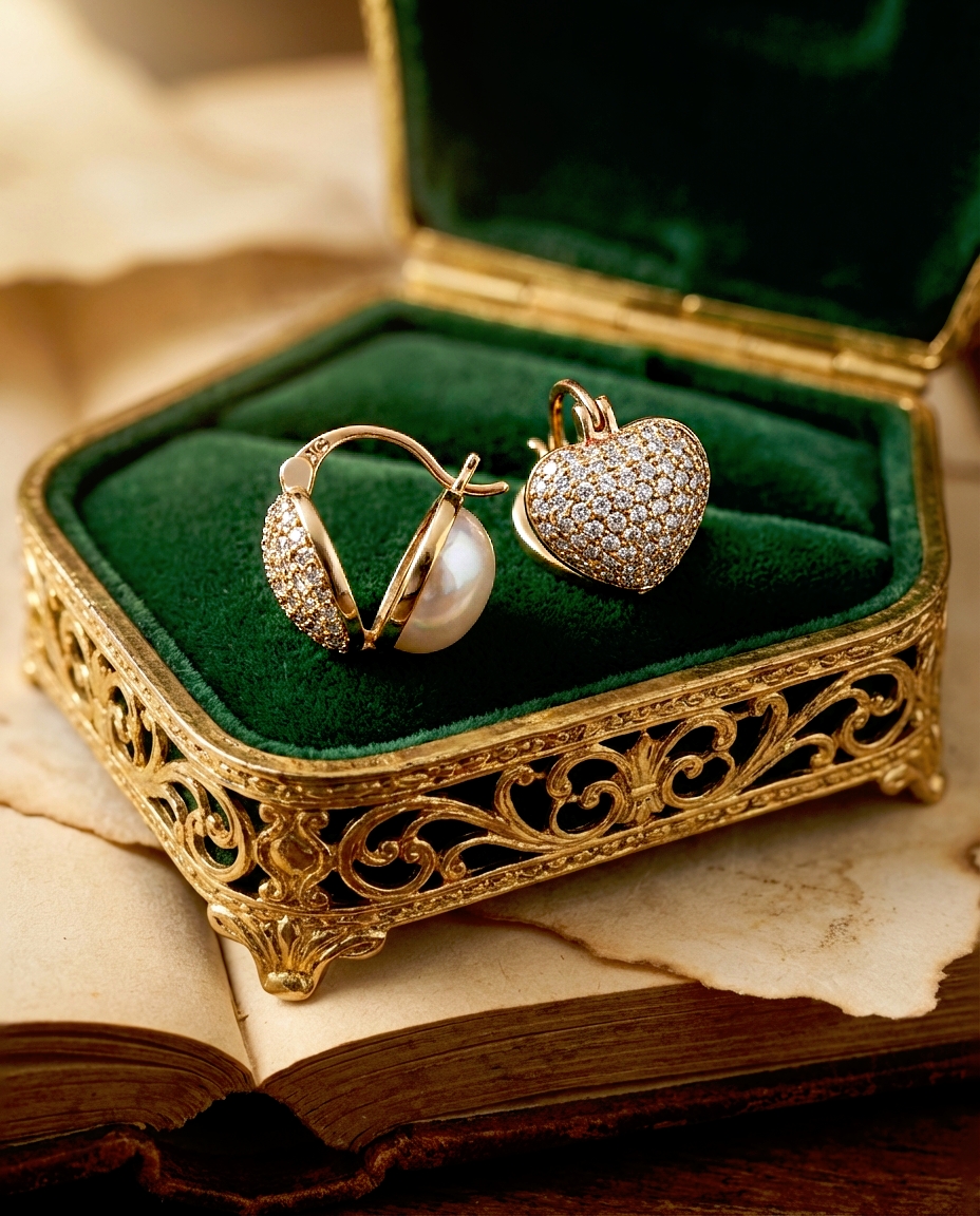 2026-02-02 04_19_24.041+0330 گوشواره قلب دوطرفه XUPING - تصویر 1