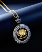 گردنبند شیر خورشید لوکس - تصویر 2