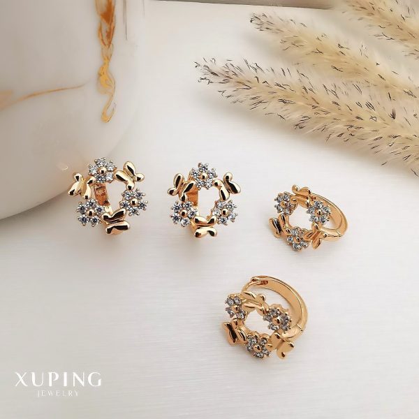 گوشواره گل و پروانه XUPING - تصویر 1