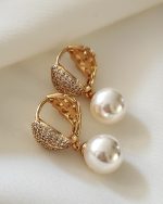 گوشواره لوکس مرواریدی XUPING