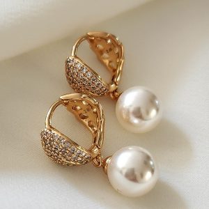 گوشواره لوکس مرواریدی XUPING