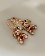 گوشواره لوکس خرگوش XUPING - تصویر 3