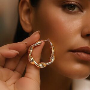 گوشواره پیج آیینه ای XUPING