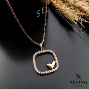 گردنبند قلب مینیمال XUPING