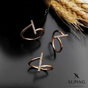 انگشتر خطی مینیمال XUPING