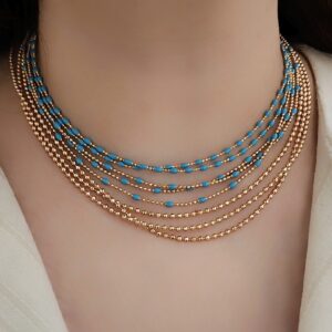 گردنبند گوی و میناکاری XUPING