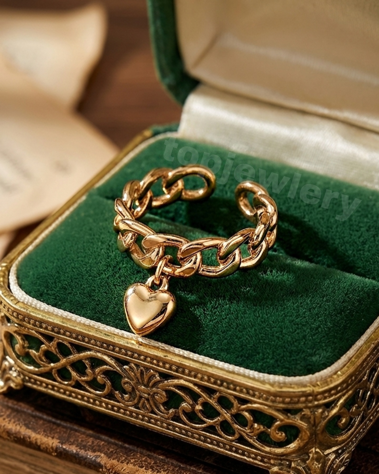 Picsart_26-01-03_03-49-23-313 انگشتر کارتیه آویز قلب XUPING - تصویر 1