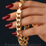 دستبند کارتیه فلت درشت XUPING