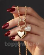گردنبند لوکس قلب XUPING