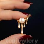 گوشواره قطره مرواریدی XUPING