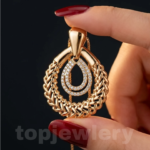 گردنبند Infinity Rose برند XUPING