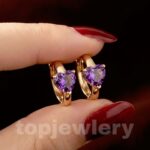 گوشواره قلب violet برند XUPING