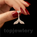 گوشواره جواهری دم وال XUPING